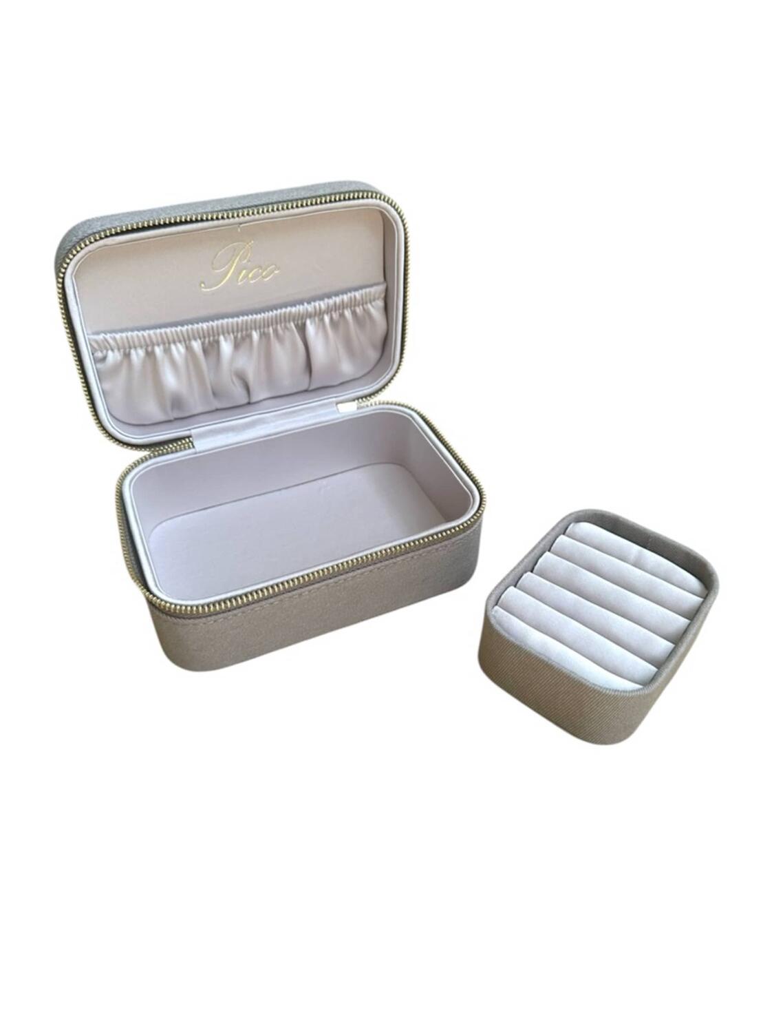 Smykkeskrin, stor - Ash Grey